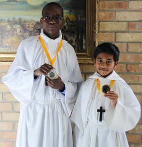 San Lorenzo CES students recognized as outstanding Altar Servers
