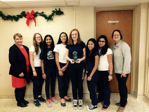 St. Anthony students awarded Core Values Award at Robotics competition
