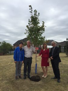 Canada’s Sesquicentennial Tree Planting and Thanksgiving Ceremony at St. Julia Billiart