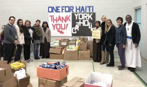 “One for Haiti” Food Drive a great success
