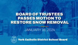 Board of Trustees Passes Motion to Restore Snow Removal