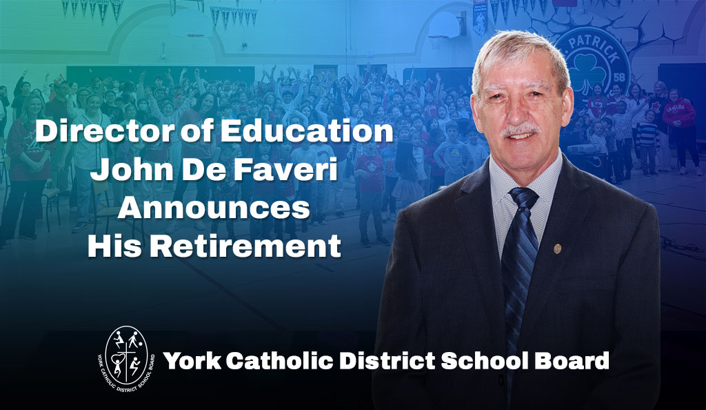 Director of Education John De Faveri Announces His Retirement