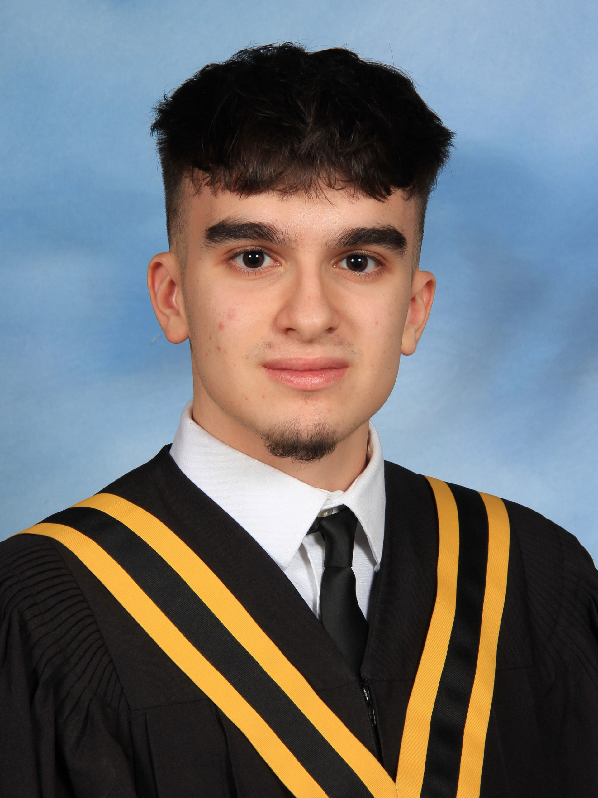 A graduation photo of Christian Ficara 