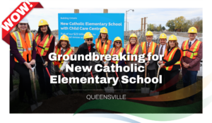 Groundbreaking for New Catholic Elementary School in Queensville