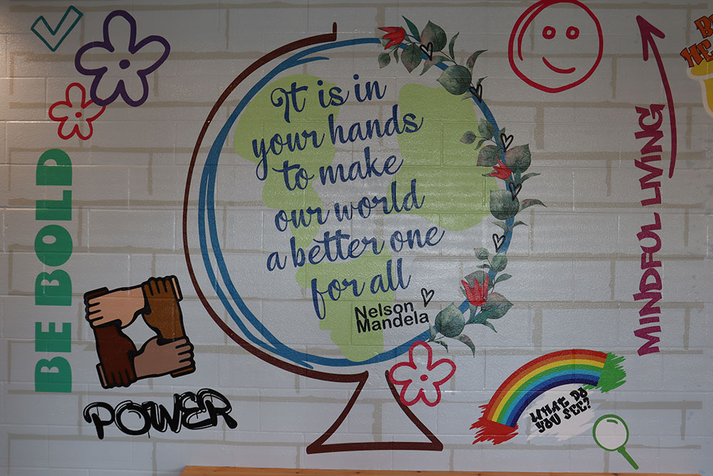 WOW! - Social Justice Graffiti Mural