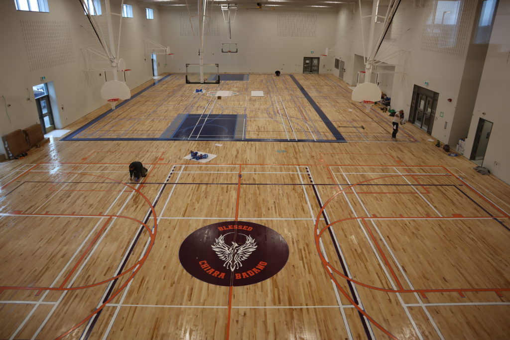 The gym of the Stouffville Multi-Use Facility