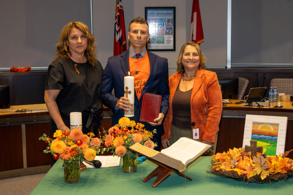 Nicholas Galatianos, Superintendent of Education: Indigenous Education & System Priorities, is commissioned. 