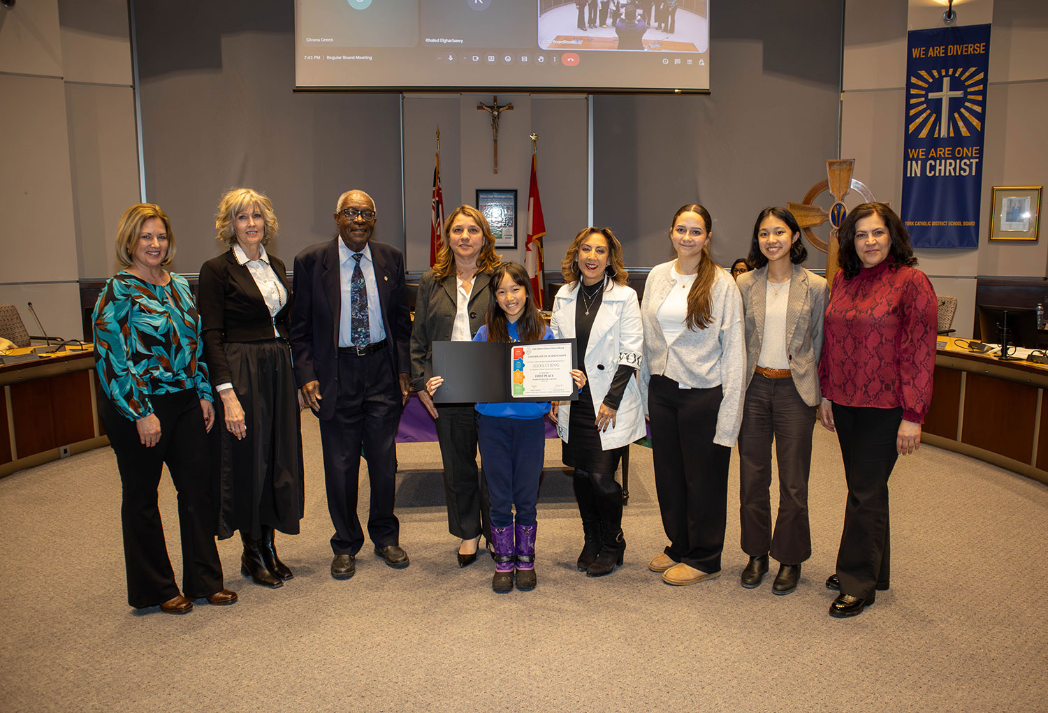 Student Recognitions at the February 2026 Board Meeting