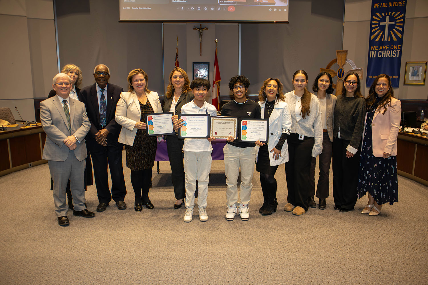 Student Recognitions at the February 2026 Board Meeting