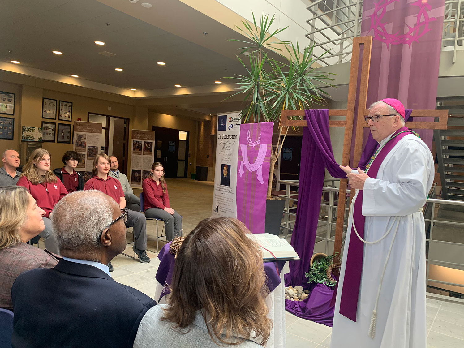 A Labour of Love and Faith: Sacred Heart Students Create New Cross for the Board Office