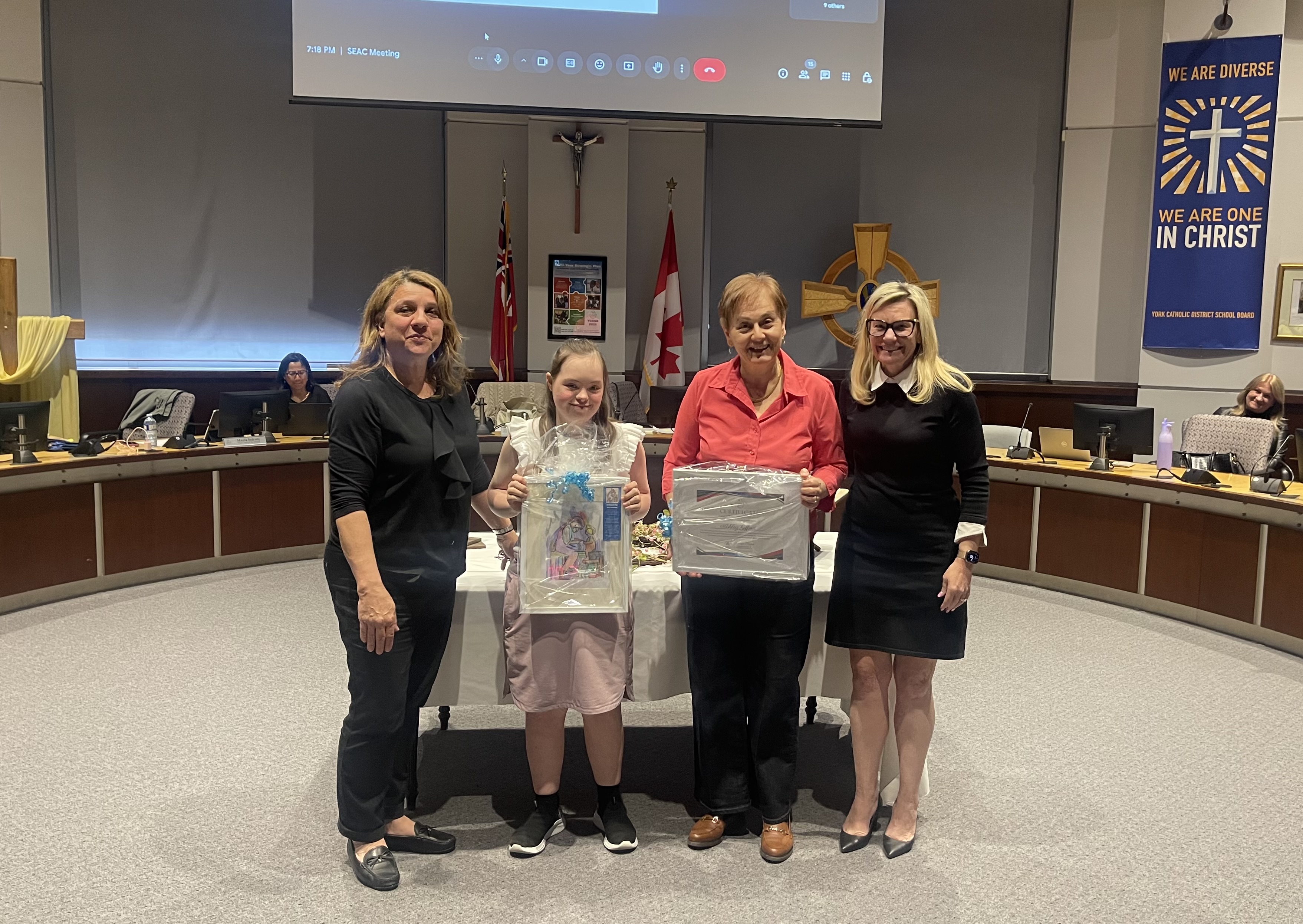 YCDSB Celebrates Student Artist Behind St. Joseph the Worker Prayer Card