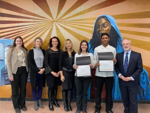 St. Elizabeth CHS students win Central Ontario Junior Achievement Titan Competition: a first for YCDSB