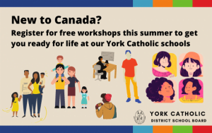Youth who are new to Canada are invited to attend school orientation programs