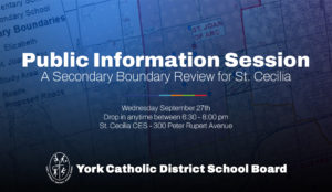 Public Information Session – St. Cecilia