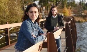 Two students from St. Theresa of Lisieux amplify their student voices to demand climate change