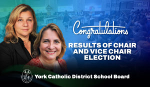 Results of Chair and Vice Chair Election