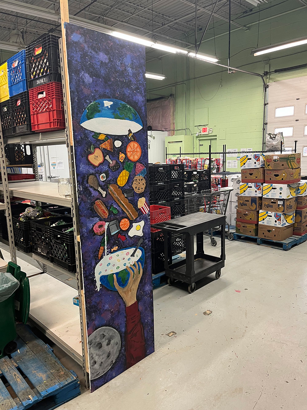 Sacred Heart Students Beautify Food Bank