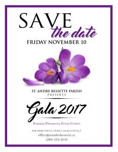 St. Andre Bessette Parish Gala 2017