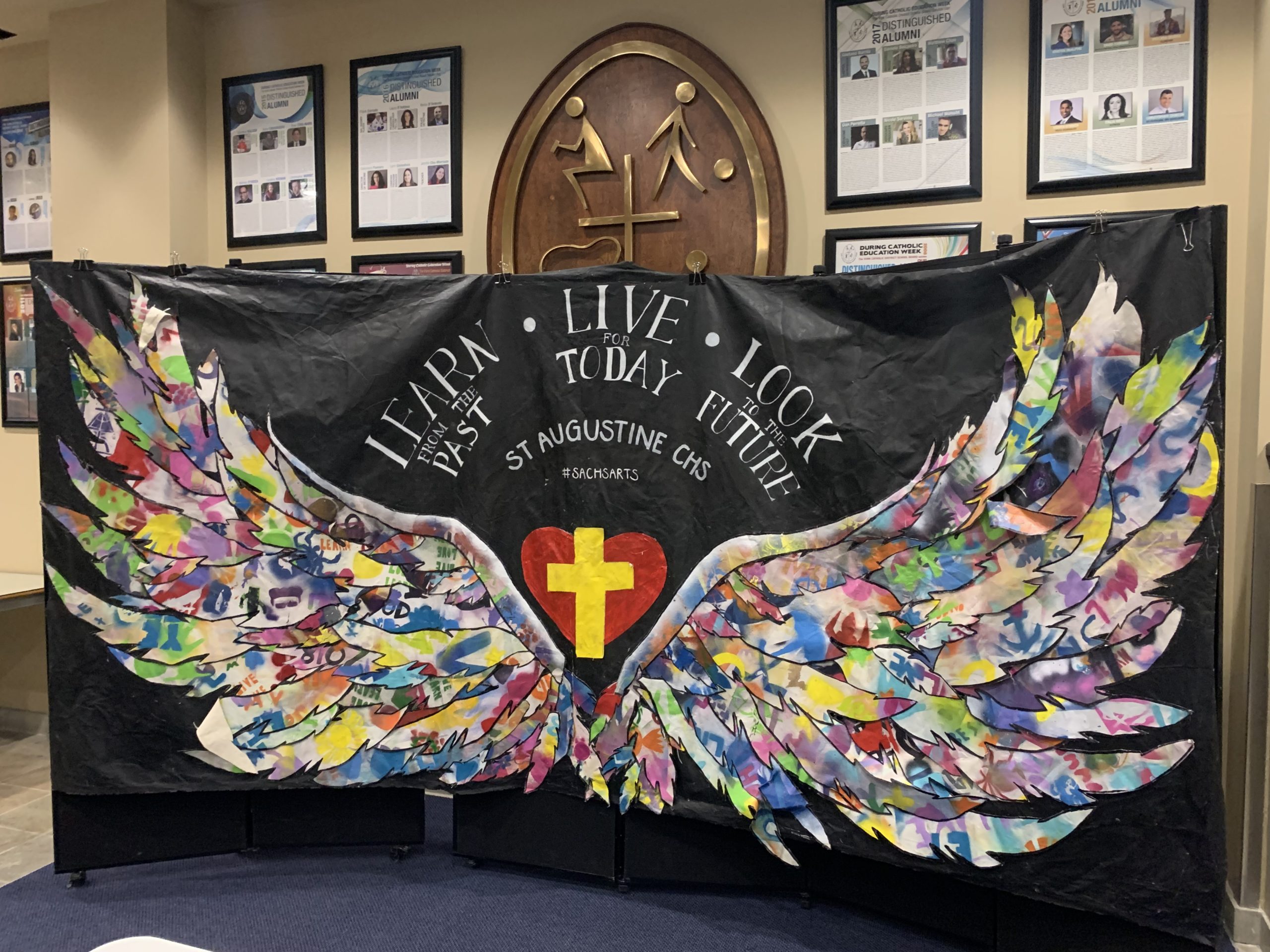 St Aug art show wings on display at CEC