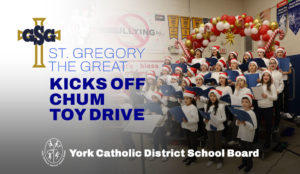 St. Gregory the Great Kicks Off CHUM Toy Drive