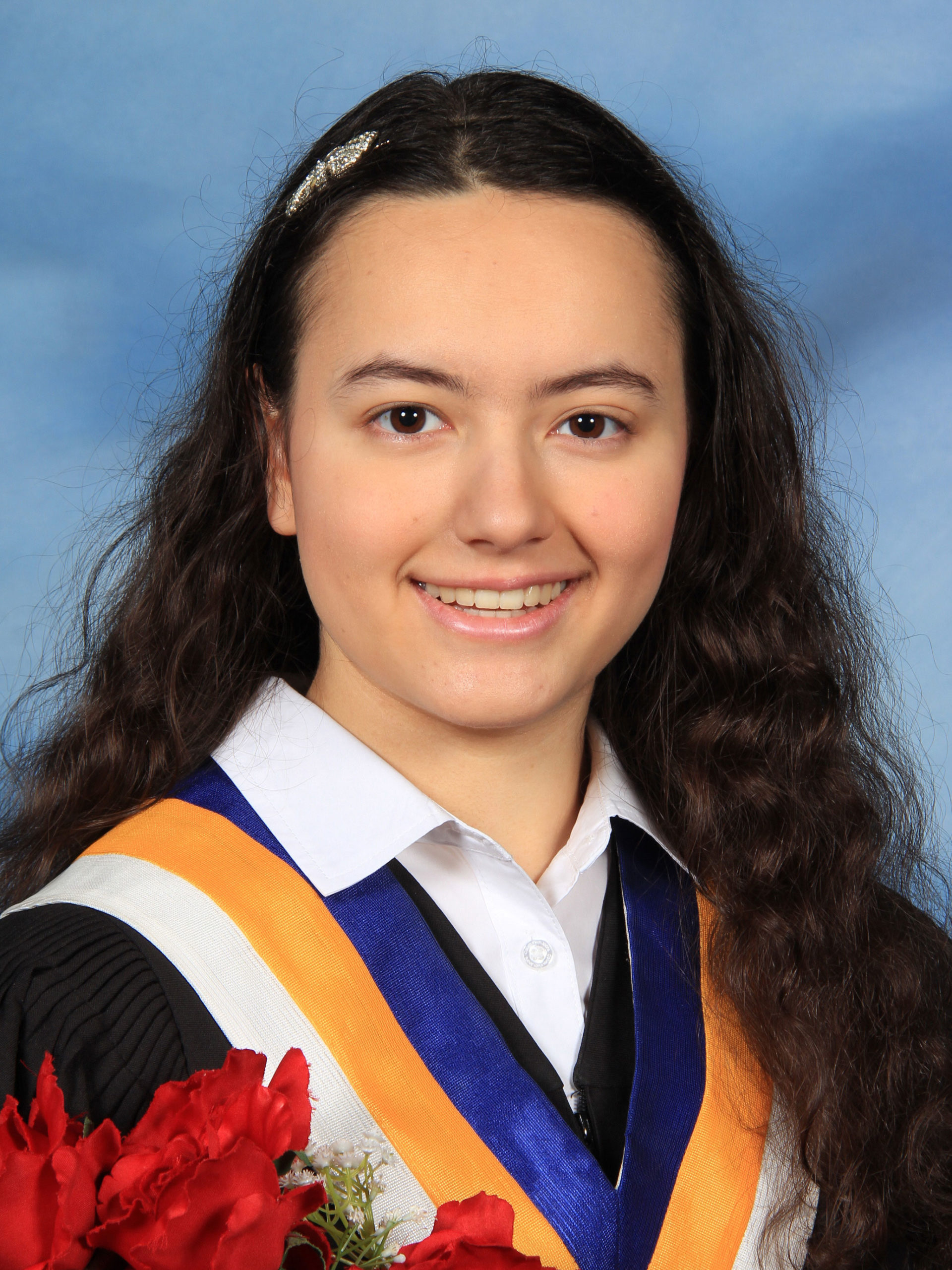 A graduation photo of Ashlee Stone 
