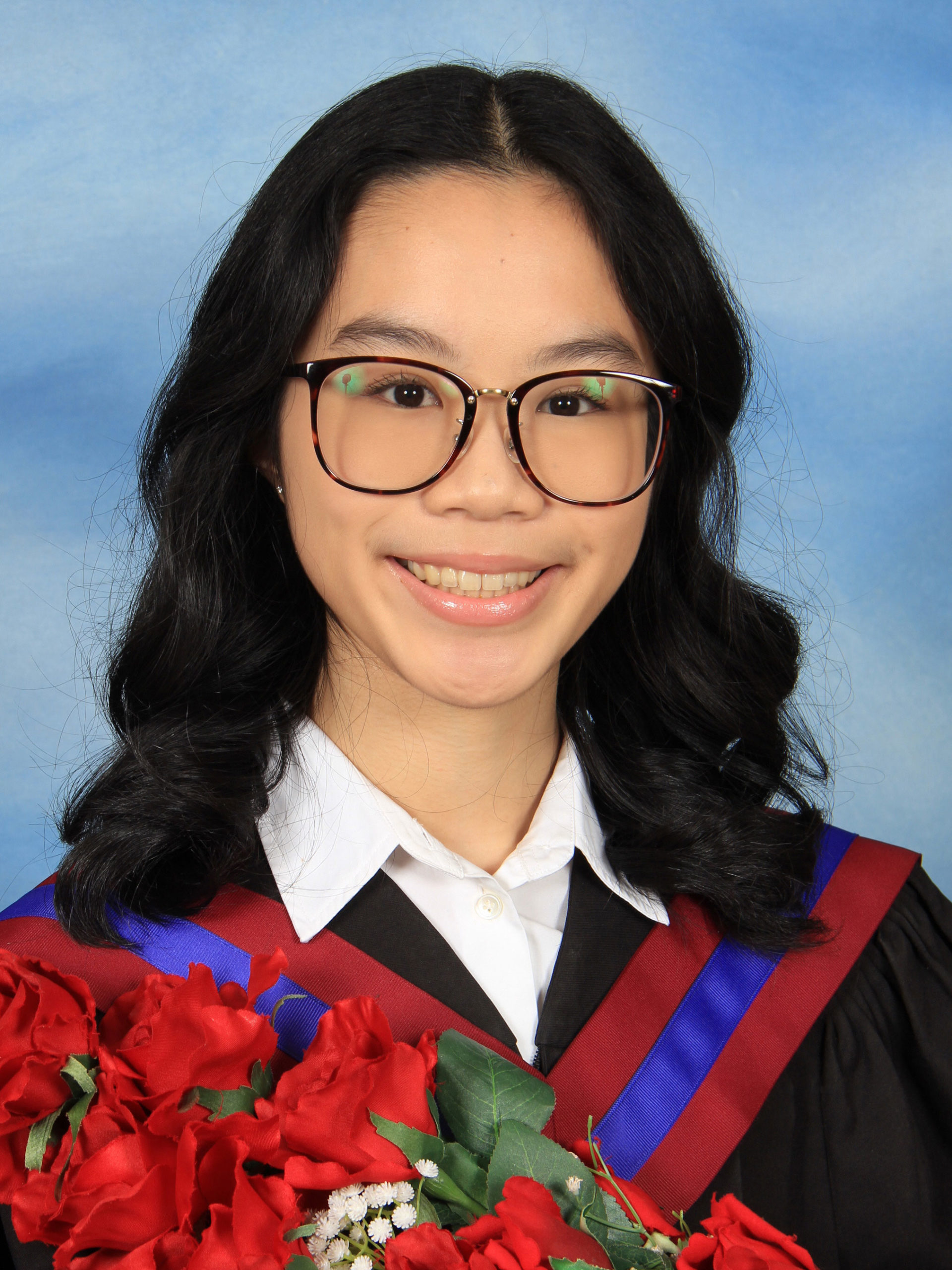 A graduation photo of Chloe Ellison Wong 