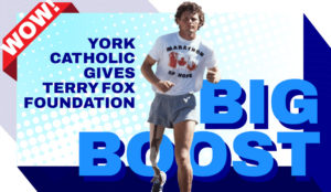 York Catholic Gives Terry Fox Foundation a Big Boost
