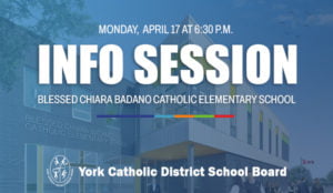 Info Session for New Stouffville Elementary School