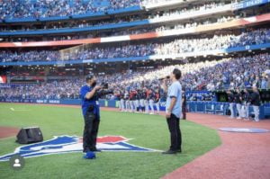 YCDSB Student Sings at Jays Game